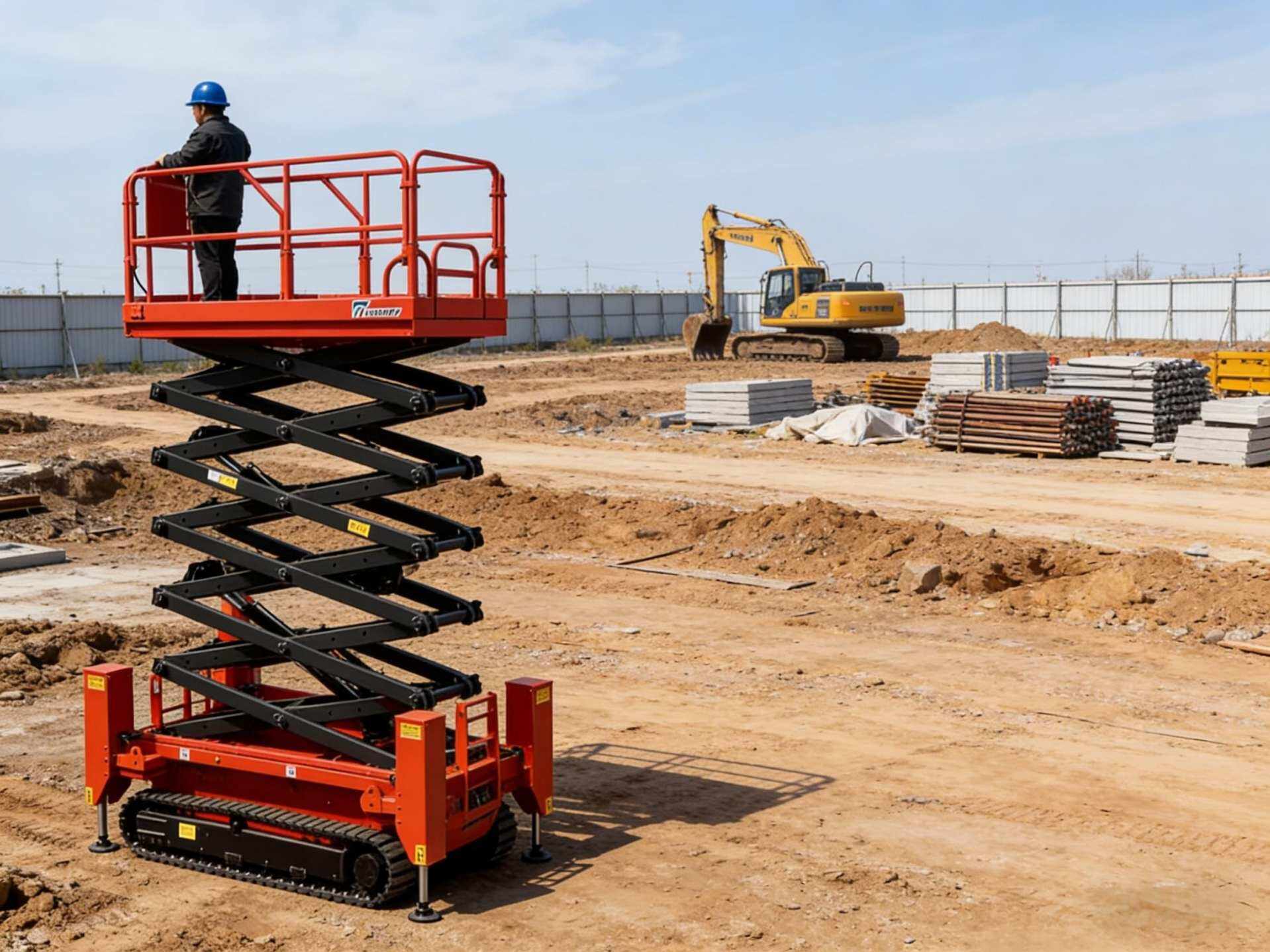 How Crawler Scissor Lifts Improve Stability on Soft Soil