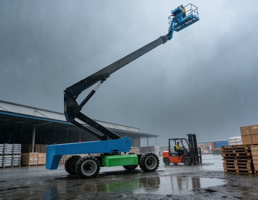 The Impact of Ambient Temperature on the Working Performance of Telescopic Boom Lifts